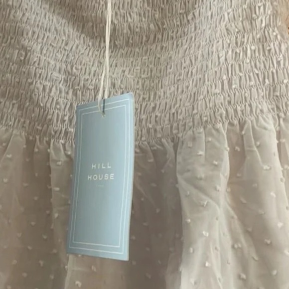 NWT — The Hill House Athena Nap Dress in White Swiss Dot — M - Picture 3 of 3